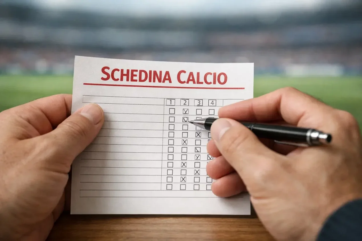 Schedina Calcio: Come Compilarla e Errori da Evitare